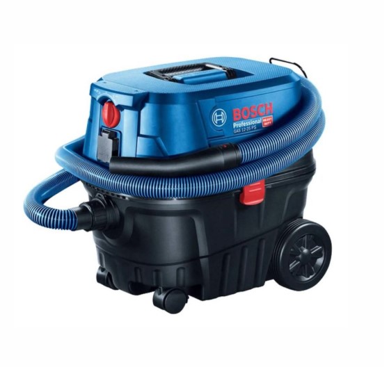 Bosch GAS 12-25 PL Professional Wet and Dry Vacuum Cleaner – High Suction Cleaning Machine for Dust Extraction, Workshop Cleaning, and Industrial Use